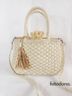 Bag Crochê Princess Creme