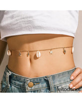 Belly Chain Geyse Dourado Body