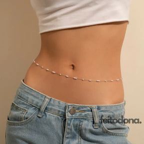 Belly Chain Maya Prata Body