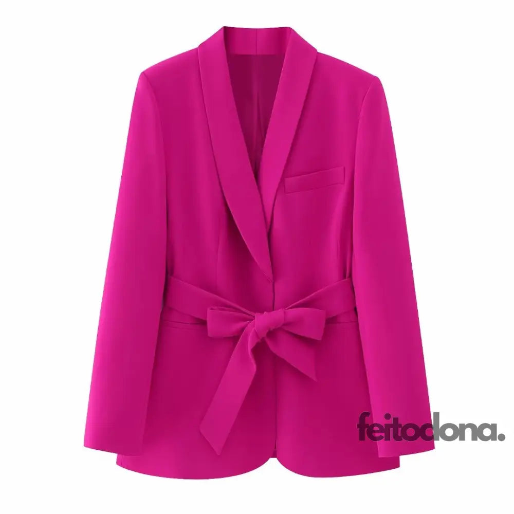 Blazer E Calça Vitage Malba Rosa / Pp