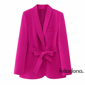 Blazer E Calça Vitage Malba Rosa / Pp