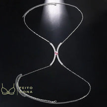 Body Chain Ivana Prata E Rosa