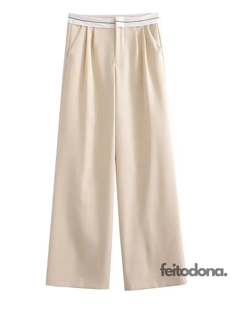 Calça Alfaiataria Stilus Creme / Pp