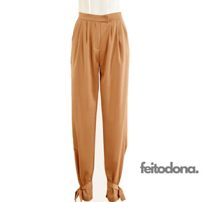 Calça Cargo Casimira Terra / P