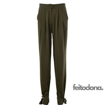 Calça Cargo Casimira Verde Militar / P