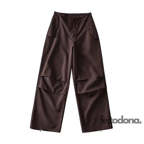 Calça Cargo Manuela Marrom / Pp