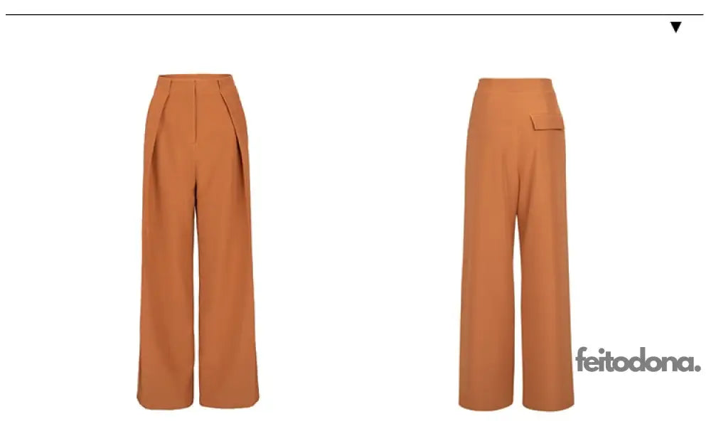 Calça Pantalona Camel