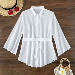 Chemise Chiffon Pitty Branco / P