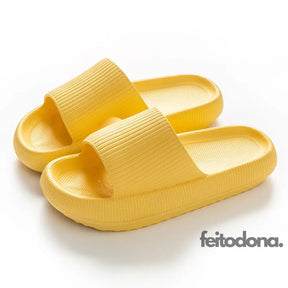 Chinelo Algodão Doce Amarelo / 35