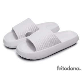 Chinelo Algodão Doce Branco / 35