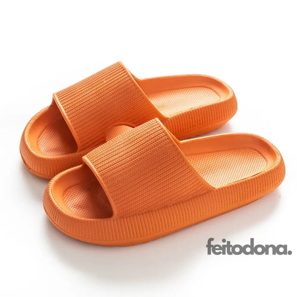 Chinelo Algodão Doce Laranja / 35