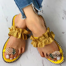 Chinelo De Dedo Fran Amarelo / 33