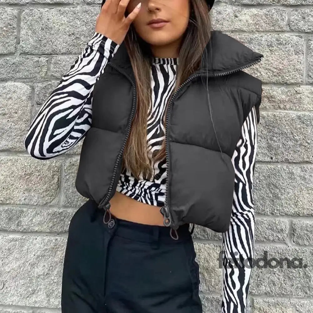 Colete Bomber Cropped Luna