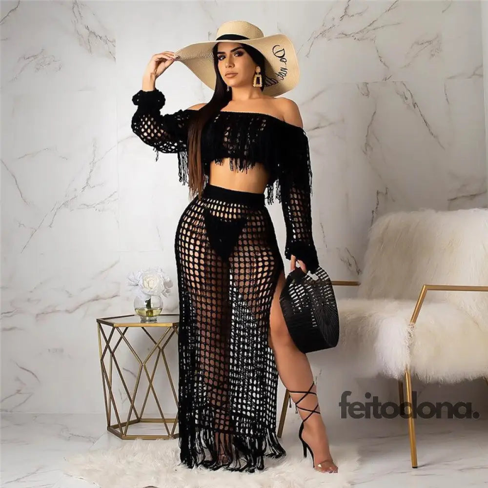 Conjunto De Crochê Frederica