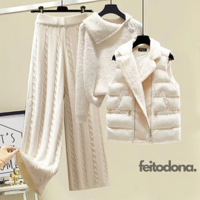 Conjunto de Inverno 3 Peças com Bomber