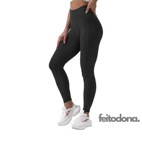 Conjunto Fitness Mayane Calça Black / P