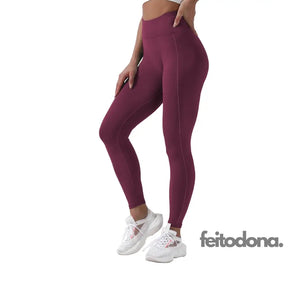 Conjunto Fitness Mayane Calça Purple / P