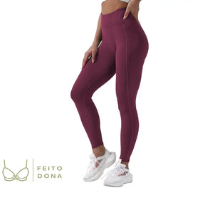 Conjunto Fitness Mayane Calça Purple / P