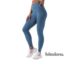 Conjunto Fitness Mayane Calça Sky Blue / P