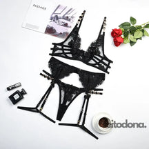 Conjunto Lingerie Luxury Preto / P