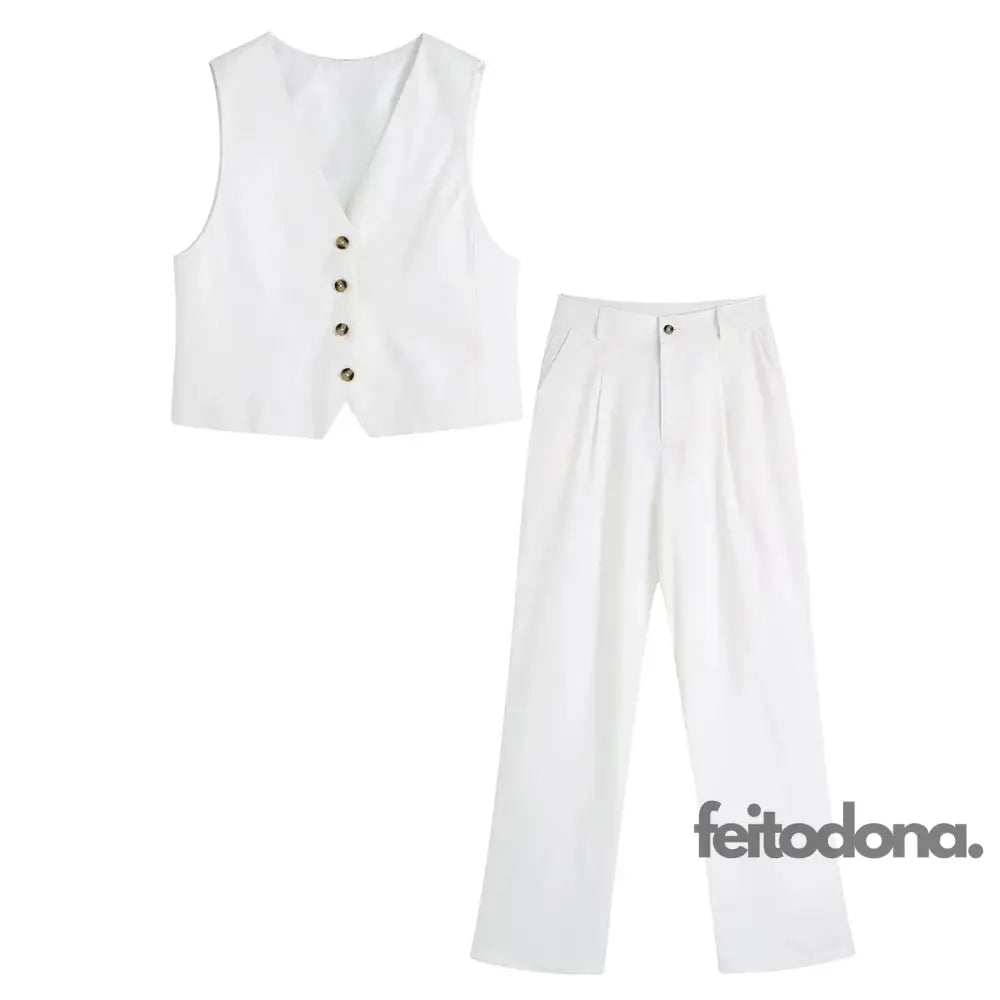 Conjunto Linho Florinda / Pp