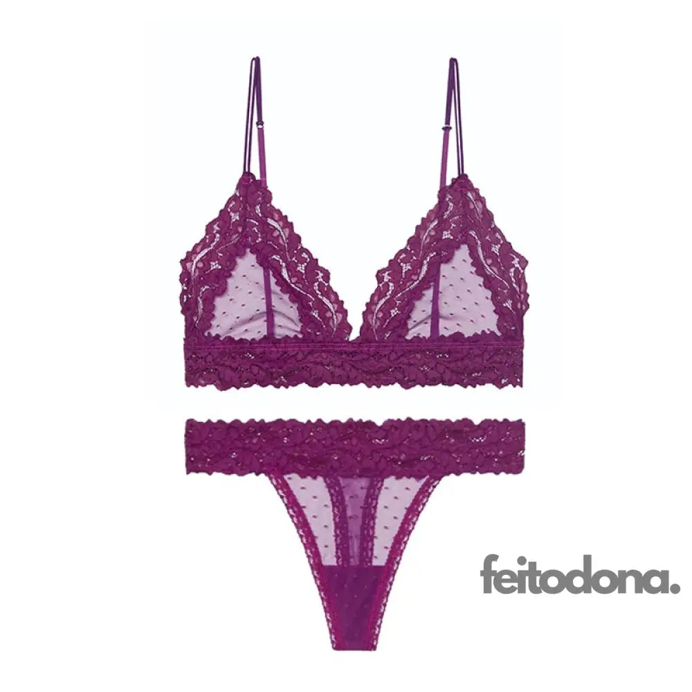 Conjunto Shelby Roxo / P 3120601