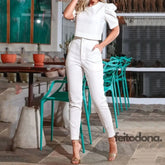 Conjunto Sport Fino Elegancy Branco / P