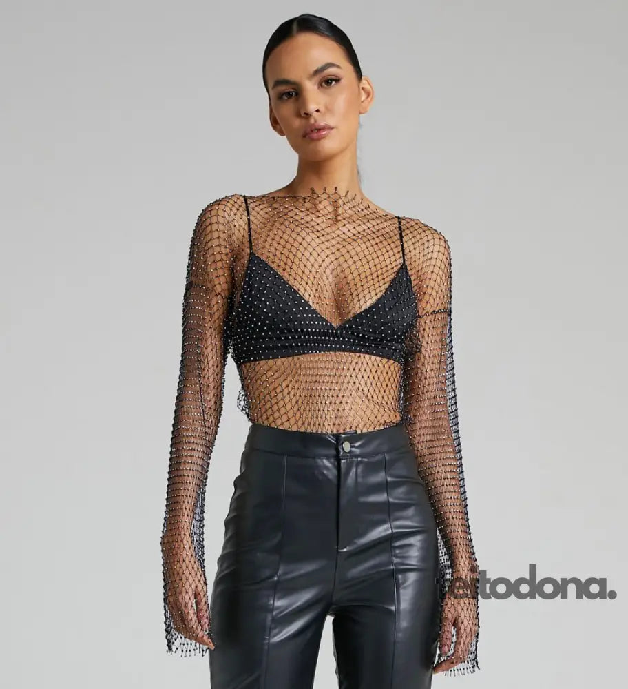 Cropped Tela Diamante