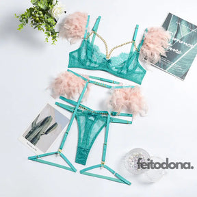 Lingerie Afrodite Verde / P