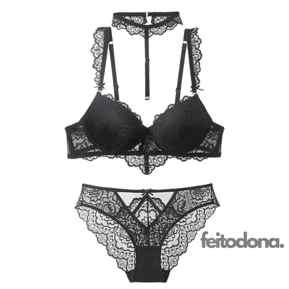 Lingerie Coleira Rendada Marina