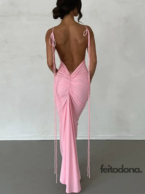 Maxi Dress Penélope Rosa / P