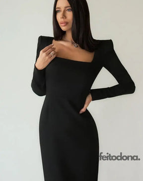 Vestido Alfaiataria Ladie