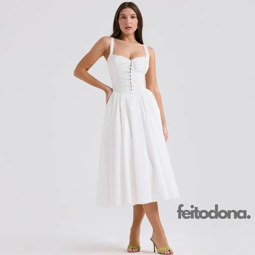 Vestido Laise Lassy Branco / Pp