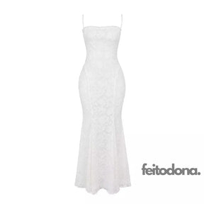 Vestido Longo Rendado Lakah