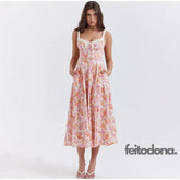 Vestido Midi Anastásia Rosa / P