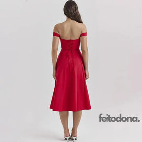 Vestido Midi Espartilho