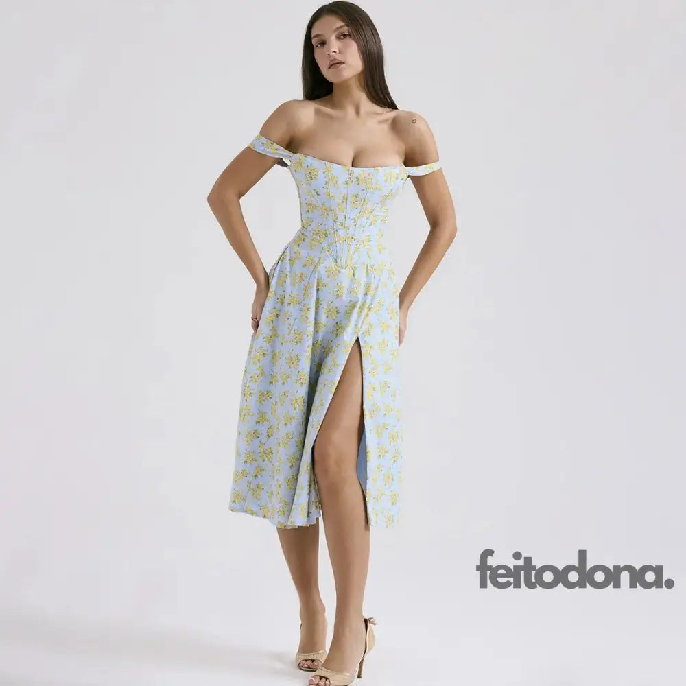 Vestido Midi Espartilho