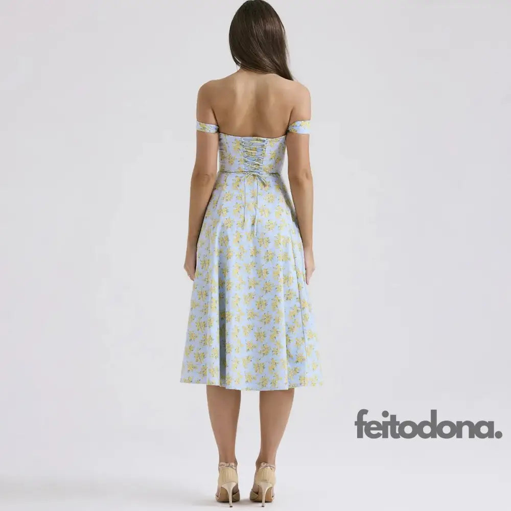 Vestido Midi Espartilho