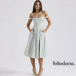 Vestido Midi Espartilho