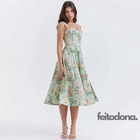 Vestido Midi Espartilho