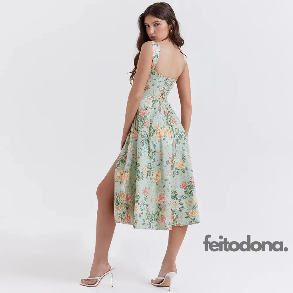 Vestido Midi Espartilho