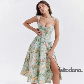 Vestido Midi Espartilho