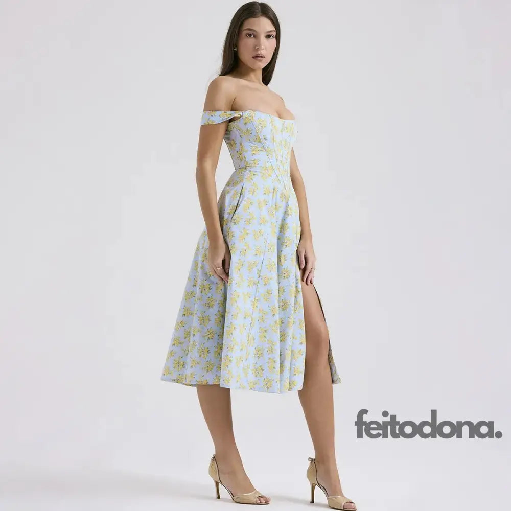 Vestido Midi Espartilho