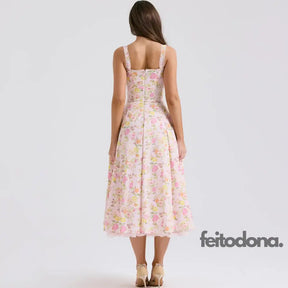 Vestido Midi Floral