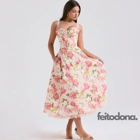 Vestido Midi Floral