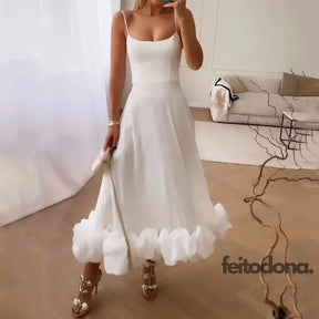 Vestido Midi Rodado Bailarina