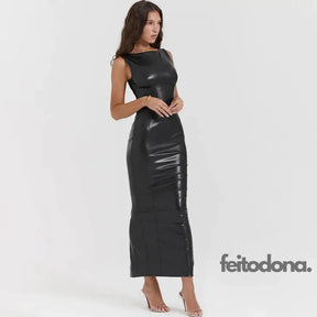 Vestido Midi Tubinho Mari