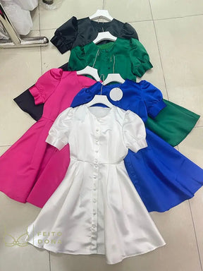 Vestido Puff Princesa Mariana